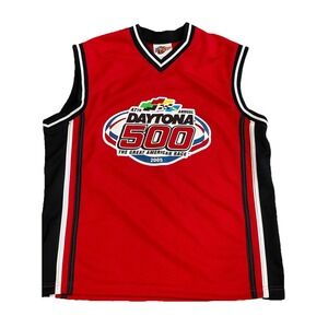 Vintage 2005 Daytona 500 Winners Circle‎ Red Jersey 47th Annual Men's Medium